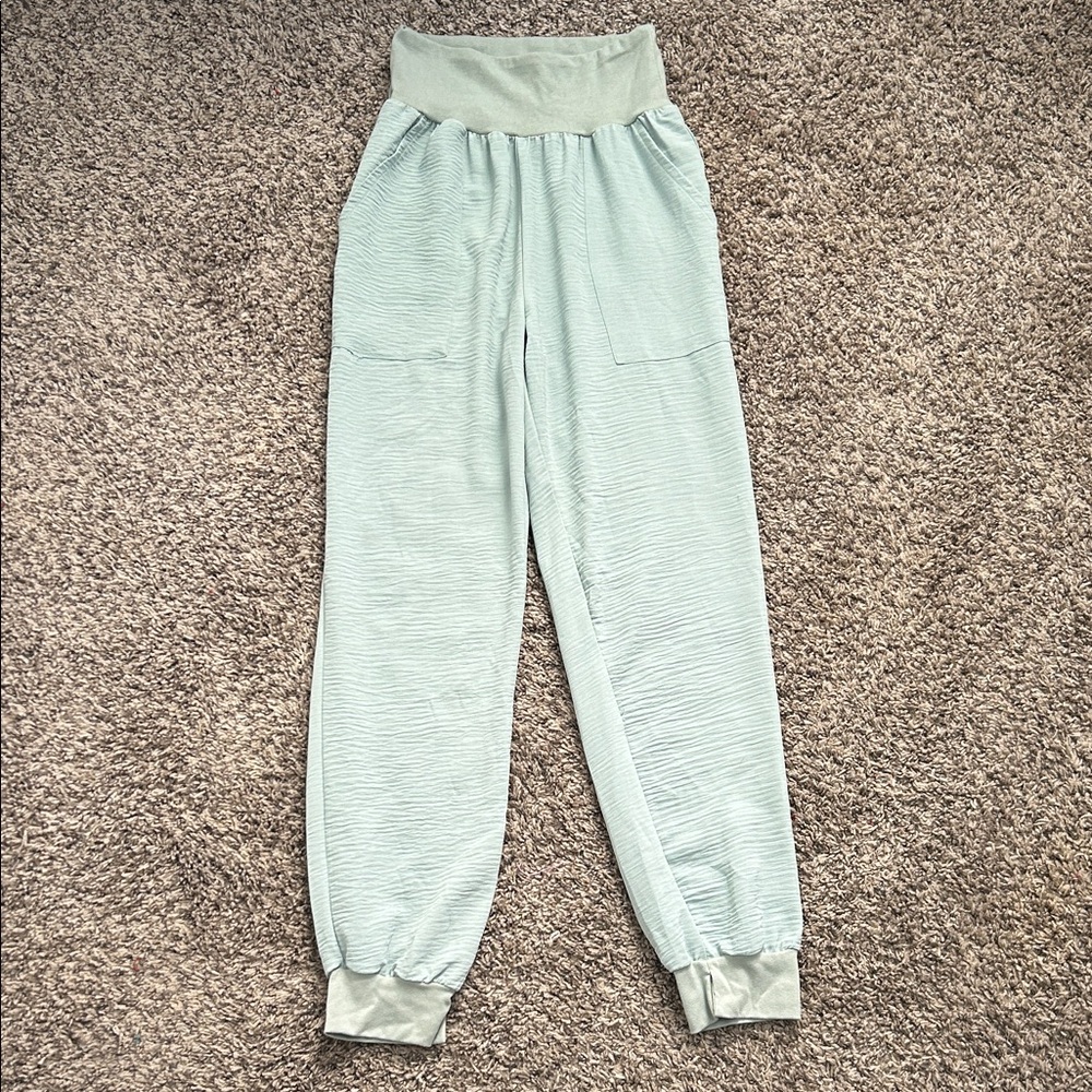 Women’s Light Green Jogger Pants